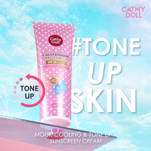 [TH024] Cathy Doll L-Glutatione Magic Cream SPF50 PA+++ (60ML)